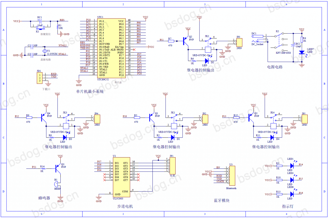 【仿真设计】基于51单片机的蓝牙智能家居的设计 9 - 斯塔克电子