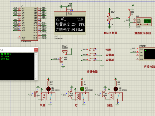 【仿真设计】基于STM32单片机的智能镜系统